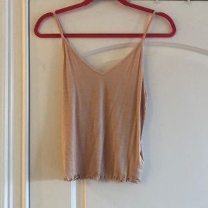 Cream Tank top